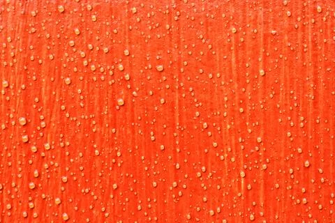 Water drops on painted surface Stock Photos