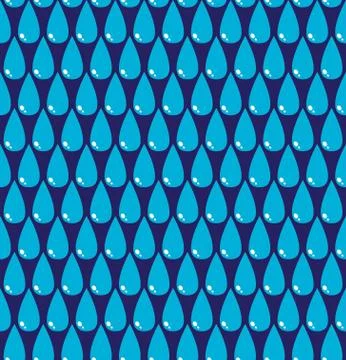 Water drops pattern Stock Illustration