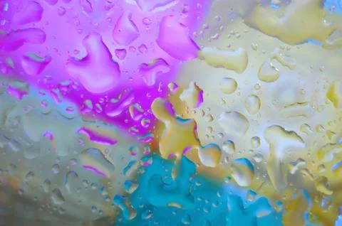 Water drops Foto stock