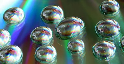 Water drops Foto stock