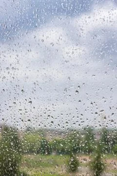 Water drops Foto stock
