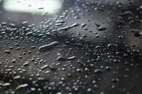 Water drops Foto stock