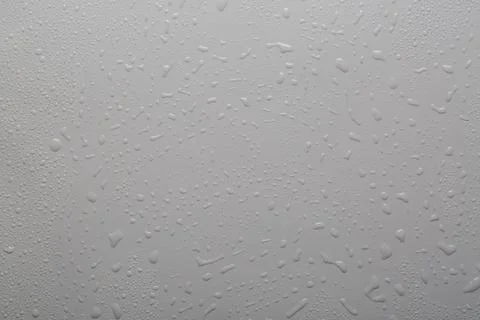 Water drops on a plastic  surface Stock Photos