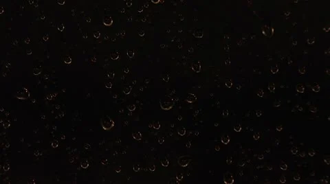 Water drops, raindrops on window glass. Video stock 10719871