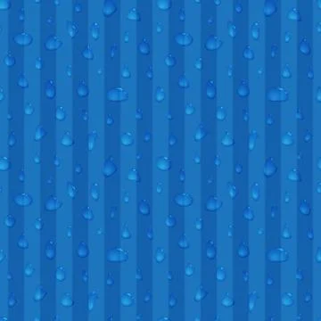 Water drops seamless background Stock Illustration
