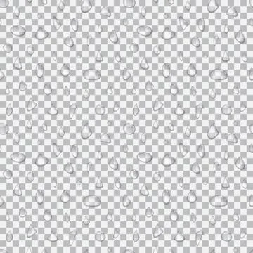 Water drops seamless background Stock Illustration