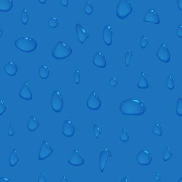 Water drops seamless background Stock Illustration