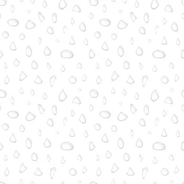 Water drops seamless background Stock Illustration