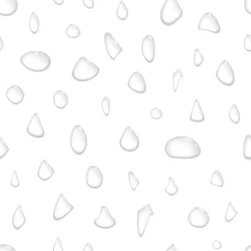 Water drops seamless background Stock Illustration