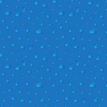 Water drops seamless background Stock Illustration