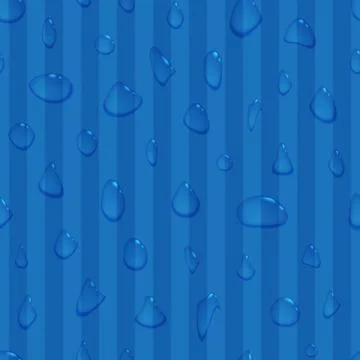 Water drops seamless background Stock Illustration