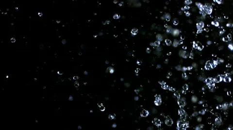 Water drops, Slow Motion Stock Footage 9303428