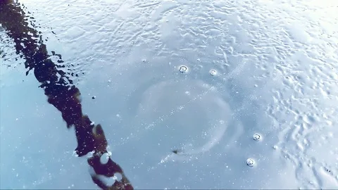 Water Drops in Slow Motion Stock Footage 71658628