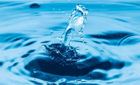 Water drops splash Stock Photos
