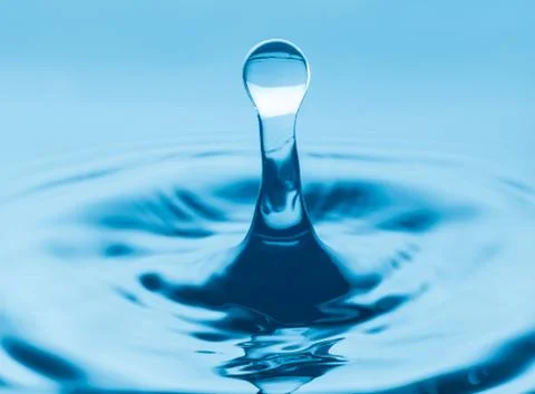 Water drops splash Stock Photos