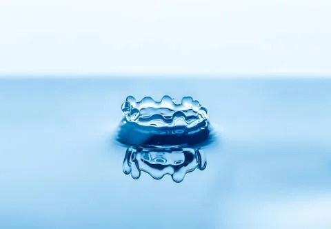 Water drops splash Stock Photos