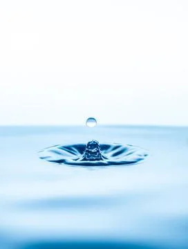 Water drops splash Stock Photos