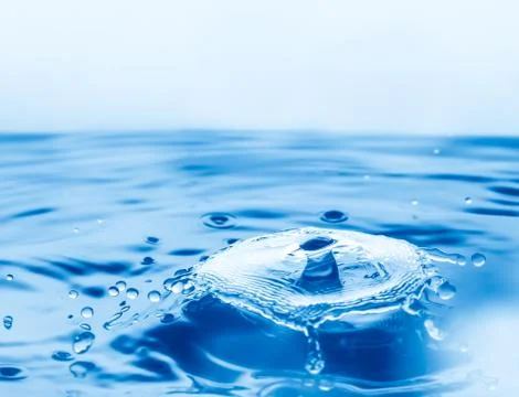 Water drops splash Stock Photos