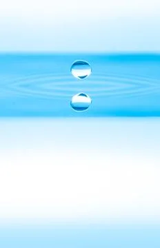 Water drops splash Stock Photos