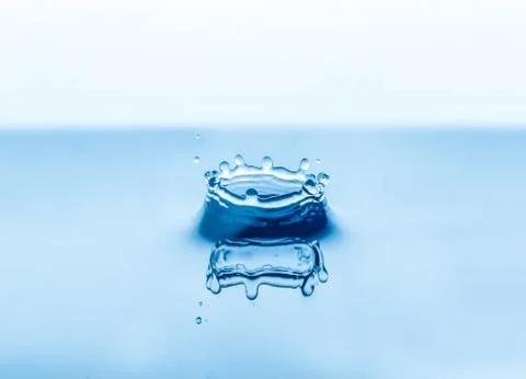 Water drops splash Fotos Stock