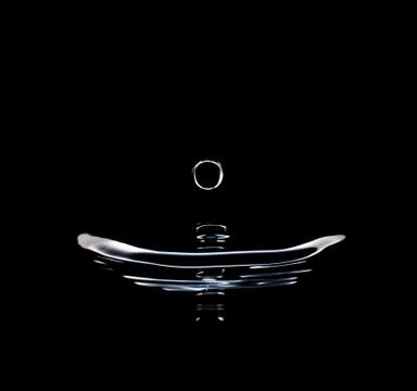 Water drops splash Stock-Fotos