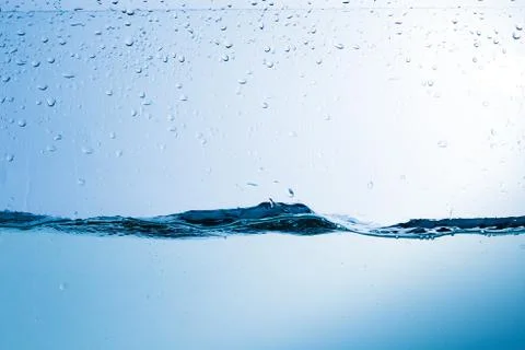 Water, drops, sprays, splashes, stream, flow, abstraction, minimalism Stock Photos