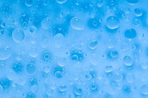 Water drops on a surface Stock Photos