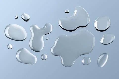Water drops texture background, blue design Stock Illustration