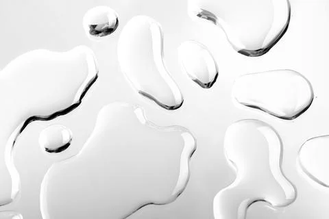 Water drops texture background, white design Stock Photos