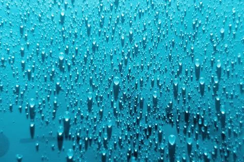 Water drops texture. Drop splash water pattern. Selective focus. Droplet spla Stock Photos