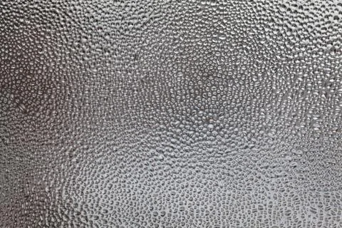 Water drops at transparent surface Photos