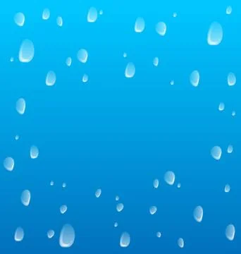 Water drops vector background Stock Illustration