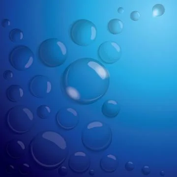 Water drops vector background Stock Illustration