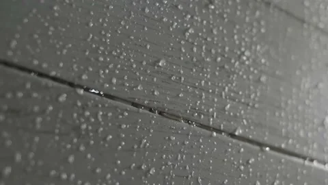 Water drops on the wall in the bathroom, close-up Stock-Footage 236482567
