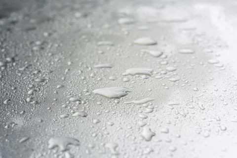 Water drops an white background 스톡 사진