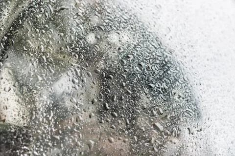 Water drops an white background Foto stock