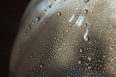 Water drops an white background Stock Photos