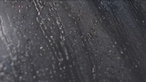 Water drops on a window (Cold Light) Video stock 273824374