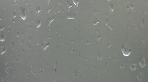 Water drops on window Stock Footage 10843230