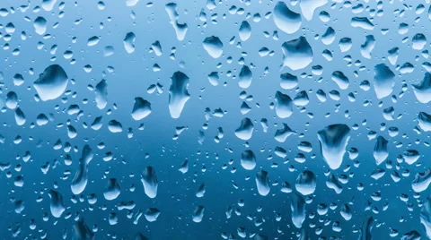 Water drops on a window Stock Footage 45817122