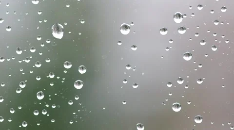 Water drops on the window Stock Footage 48732600