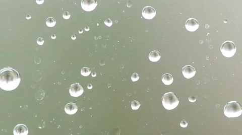 Water drops on the window Stock Footage 48732635
