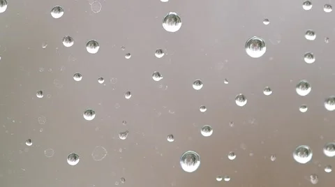 Water drops on the window Stock Footage 48732725