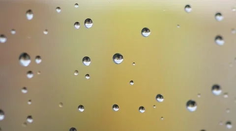 Water drops on the window Stock Footage 48732799