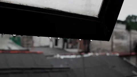 Water drops on the window 動画素材 245105040