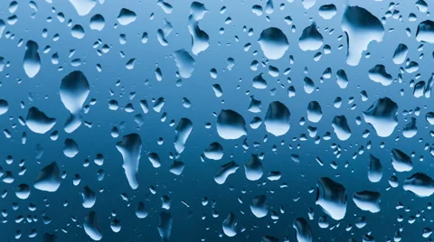 Water drops on a window panning Stock Footage 45623170