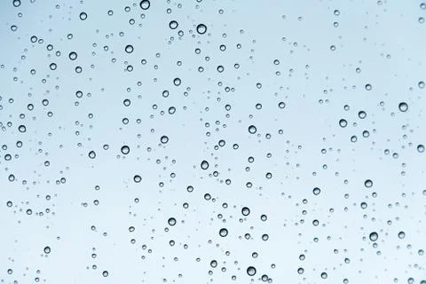 Water drops on window Fotos Stock