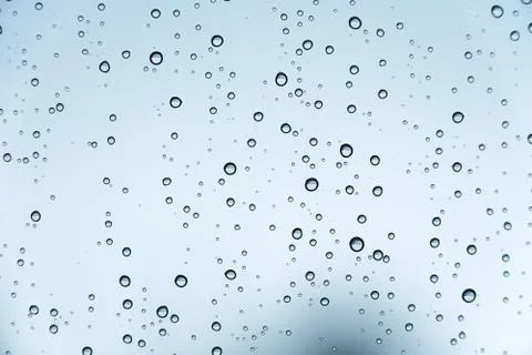 Water drops on window Fotos Stock