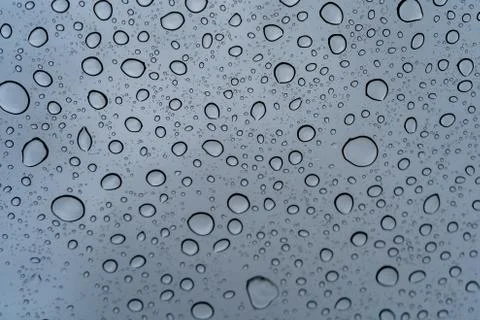 Water drops on a window 스톡 사진