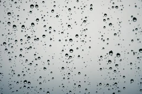 Water drops on window Stock Photos
